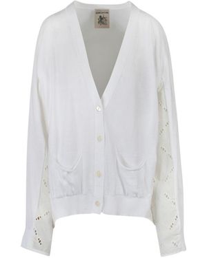 Semicouture Long-Sleeved Cardigan - Grey