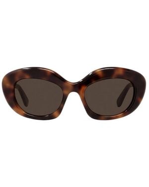 Loewe Curvy Cat-Eye Frame Sunglasses - Multicolour