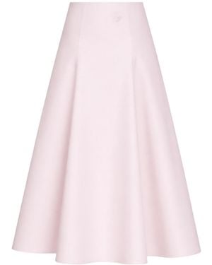 Jacquemus The Triangle Maxi Flared Skirt - Pink