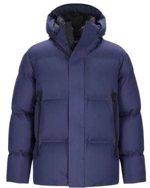 ZEGNA Hooded Down Jacket - Blue