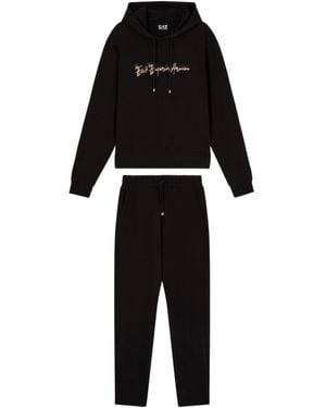 EA7 Long-Sleeved Sweatshirt Set - Black