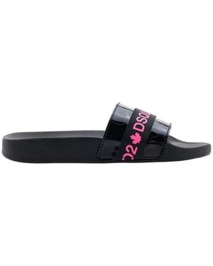 DSquared² Logo Strap Slippers - Multicolour