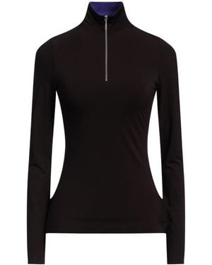 Tory Burch Plain Color T-Shirt - Black