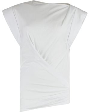 Isabel Marant Draped T-Shirt - White