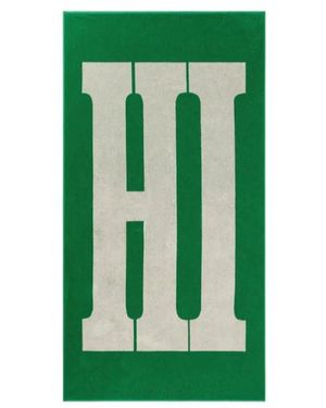 Phoebe Philo Hi Patterned Towels - Green