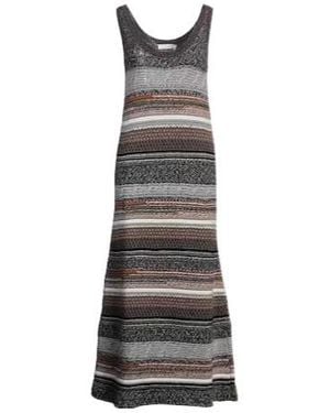 Chloé Sleeveless Lightweight Knit Dress - Gray