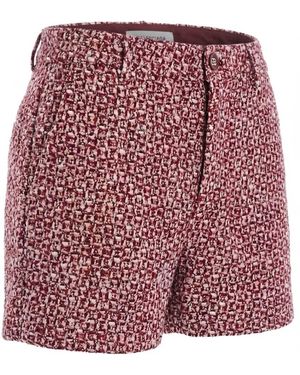 Gucci Tweed Shorts - Purple