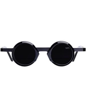 VAVA Eyewear Round-Frame Tinted-Lenses Sunglasses - White