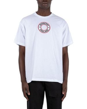 Burberry Logo Detail T-Shirt - White