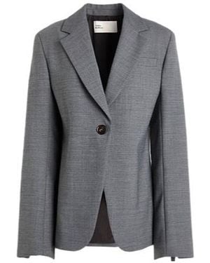 Tory Burch Blazer Polyester, Wool, Elastane - Grey