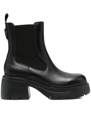 Liu Jo Carrie 60Mm Leather Ankle Boots - Black