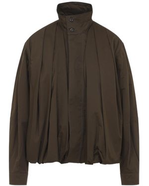 Lemaire Soft Pleated Blouson - Brown