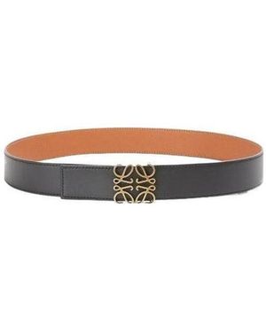 Loewe Reversible Anagram Belt - White