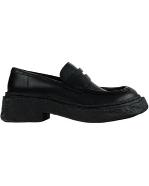Camper Leather Loafers - Black