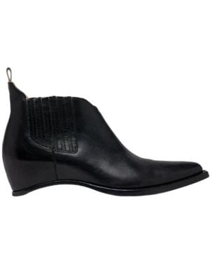 Maison Margiela Heel-Less Western Chelsea Boots - Black