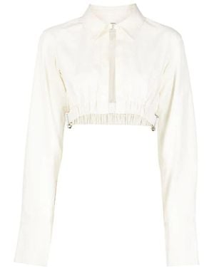 Dion Lee Lapel Shirt - White