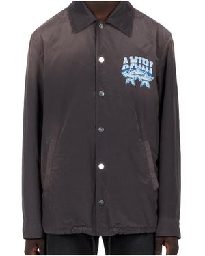 Amiri Championship Coach Jacket - Black
