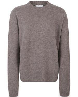 Frankie Shop Rafaela High-Neck Knitted Sweater - Gray