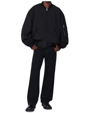 Entire studios Zip-Pocket Coat - Black