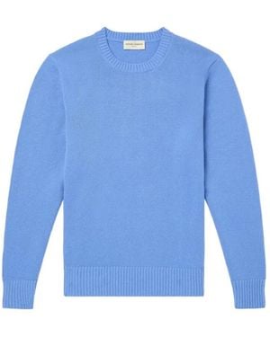 Officine Generale Crew-Neck Knit Top - Blue