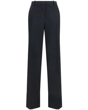 Tom Ford Wide-Leg Pleated Pants - Blue