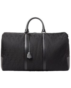 Fendi Ff Large Travel Bag - Black