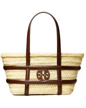 Tory Burch Small Ella Basket Bag - Metallic