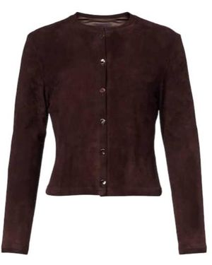 Stouls Astrid Suede Cardigan - Brown