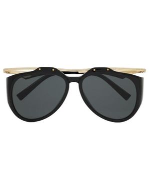 Saint Laurent Eyewear Amelia Aviator Sunglasses - Black