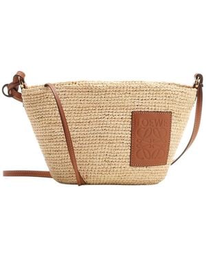 Loewe Zipper Shoulder Bag - Natural