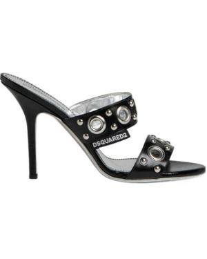 DSquared² Gothic Open Toe Sandals - Black