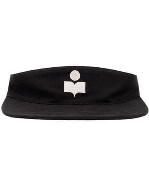 Isabel Marant Logo Sunshade Hat - White