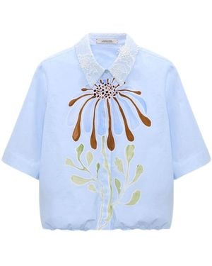 Dorothee Schumacher Short-Sleeved Shirt - Blue