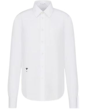 Dior Bee Embroidery Shirt - White
