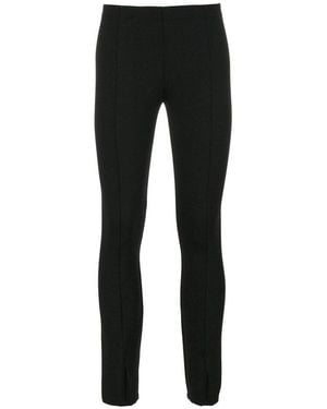 The Row Thilde Front-Slit Trousers - Black