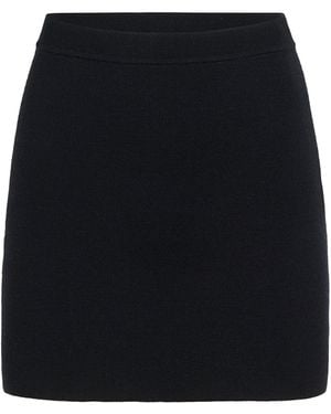 KHAITE Darrion Slip-On Mini Skirt - Black