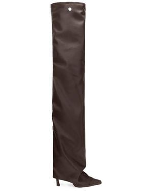 The Attico The Robin Otk Thigh High Boots - White