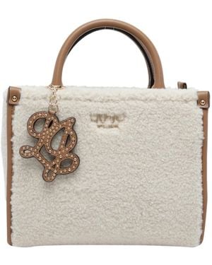 Liu Jo Shearling Effect Tote Bag - Multicolor