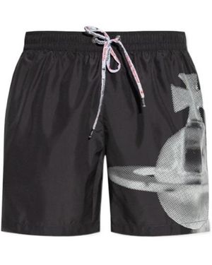 Vivienne Westwood Pixel Orb Swim Shorts - Black