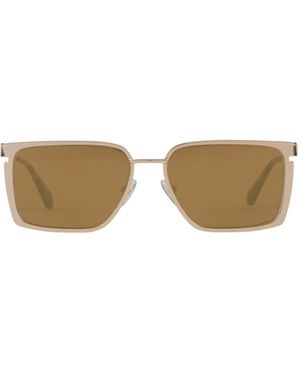 Off-White c/o Virgil Abloh Rectangular Frame Sunglasses - Multicolour