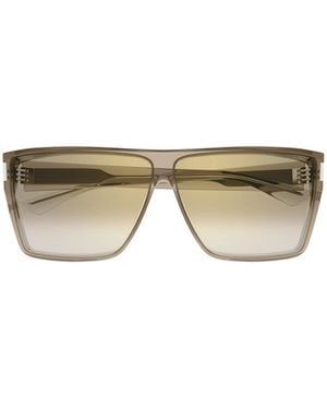 Saint Laurent Eyewear Square Frame Sunglasses - Metallic