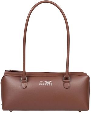 MM6 by Maison Margiela Bauletto Shoulder Bag - Brown
