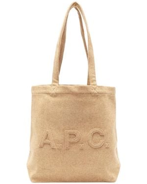 A.P.C. Trapeze Tote - Natural