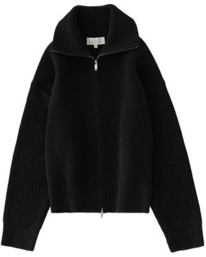 Studio Nicholson Sandos Zip-Up Cardigan - Black