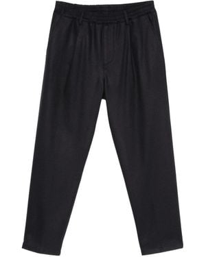 Eleventy Pleated Casual Pants - Black