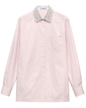 Prada Poplin Shirt - Pink