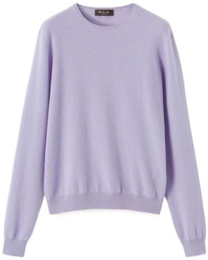 Loro Piana Sergio Crewneck Jumper - Purple