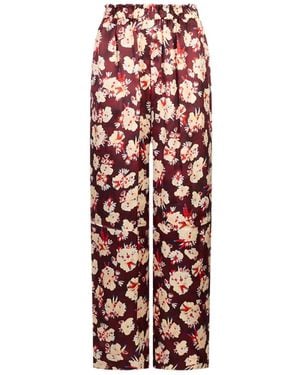 Rabanne Pantalon Straight Pants - Red