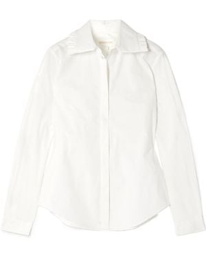 ShuShu/Tong Ruffled Collar Shirt - White