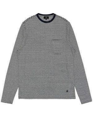 dunhill Striped Long-Sleeved T-Shirt - Grey